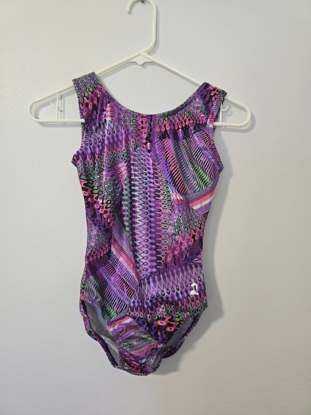Foxy's Gymnastics Leotard AXS Purple Pattern Dance